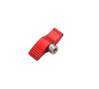 Tuerca de pulgar M3 M4 M5 M6 tipo L/tipo T, tuercas de apriete manual, mango ajustable con forma de mariposa for cámara DSLR SLR, 1 ud.(Red T-shape,M5 (1pcs))