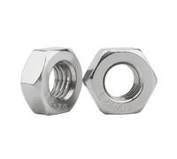 Tuerca De Ranura En T 5/10/ 20/50 Uds M1 .2 .4 .6 M2 .5 M3 M4 M5 M6 M8 tuerca hexagonal de acero inoxidable 304 DIN934 para Perfiles de Aluminio(M1.0 x20pcs)
