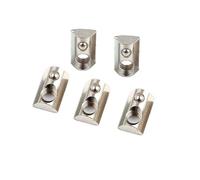 Tuerca De Ranura En T Tuerca en T enrollable M3 M4 M5 M6 M8 con bola for extrusión de aluminio perfil serie 20/30/40/45 para Perfiles de Aluminio(4545s M6)