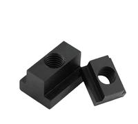 Tuerca De Ranura En T Tuercas en T DIN508, 2/4/ 8 Uds., M6, M8, M10, M12, M14, M16, M18, M20, M22, acabado de óxido negro, grado, tuerca acero al carbono para Perfiles de Aluminio(8pcs,M20)