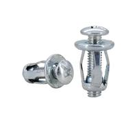 tuerca de remache de expansión de pétalos, Tuercas remachables de metal con forma pétalo M4-M8 40/60 piezas Multicolor(Phillips (Silver),M4x16 (60Pcs))