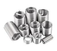 Tuerca de remache roscada 60 insertos de rosca fijación, kit reparación desgaste manguitos tornillo alambre en espiral acero inoxidable, rendimiento consistente