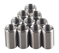 Tuerca de reparación 10 piezas roscado inserto ranurado de rosca hembra M12 y macho M16 para reparación de roscas
