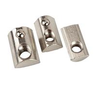 Tuerca de resorte con ranura en T- 10/20 piezas tuercas de resorte enrollables en T serie 20 M3 M4 M5 M6 for perfiles aluminio 2020(M4(20PCS))