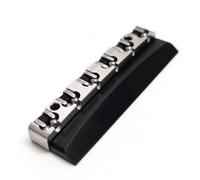 Tuerca de rodillo de acero inoxidable para guitarra eléctrica estilo Strat, mejora de estabilidad de afinación de trémolo, se adapta al cuello Fender Squier Yamaha ST, incluye cuñas y adaptador, ancho