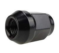Tuerca de rueda 1/2 pulgadas, 20 UNF SW19, cónica, compatible con Dodge Jeep Mustang GT (1/2 pulgadas, 20 UNF, negro, 1)
