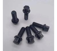 Tuerca de rueda Compatible con Benz 6 piezas M15x1.25 Tornillos rueda extra largos Tornillos hexagonales 17 mm Longitud rosca 27 35 mm Sujetadores aleación grado 10.9(27mm)