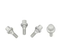 Tuerca de rueda Compatible con Citroen C3 C4 C5 para Berlingo 4 pernos tuercas rueda M12 x 1,25 17 mm Accesorios para ruedas coche piezas OE 9817024580 540567