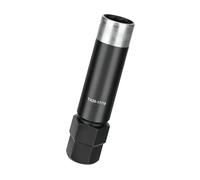 Tuerca de rueda de acero inoxidable con 10 estrías, 17 and 19mm | Dado de acero inoxidable, extremo de accionamiento de seis lados, para extracción e instalación de tuercas de rueda