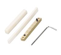 Tuerca de Silln para Puente de Hueso de Guitarra, Profesional de 6 Cuerdas Tuerca de Hueso para Guitarra Mejora el Rendimiento de la de Silln de