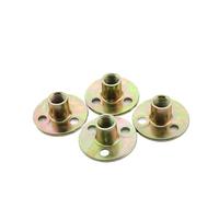 Tuerca de tres orificios M6 M8 M10, tuerca de bloqueo de placa de hierro for madera, tuerca de placa de hierro, tuerca de bloqueo de férula for muebles, bloqueo de pie de sofá galvanizado(M8 (5pcs))