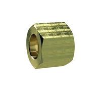 Tuerca de unión hexagonal, G 3/4, para tamaño de boquilla, LW 13, SW 32, latón, presión de trabajo máx. 25 bares, temperatura de funcionamiento Máx. 150 °C.