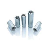 Tuerca de varilla larga, 20 unidades, M5 x 20 mm, manguitos roscados, acero galvanizado, tuercas hexagonales, manguitos de conexión, manguitos de distancia, para electrodomésticos de oficina, otras