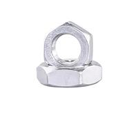 Tuerca Delgada Hexagonal De Acero Inoxidable 304/316 Plana Diente Fino/diente Inverso/tuerca Bloqueo Inverso Fino M2-M60 Sujetador Antiaflojamiento Precisión(FRT-M16*1(20PC))