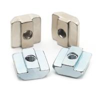 Tuerca deslizante con ranura en T M3 M4 M5 M6 M8 M10 for muebles de extrusión de aluminio de perfil T 2020 3030 4040 4545(30s - M8 (10pcs))