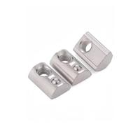 Tuerca elástica con ranura en T, Tuerca en T de resorte enrollable for perfiles aluminio M3-M8(20-M4-50PCS)