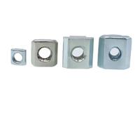 Tuerca en T con cabeza de martillo deslizante cuadrada M3-M8 for extrusión de aluminio 2020 3030 4040 45(40 - M5 (20pcs))