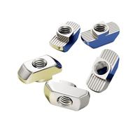 Tuerca en T empotrada, Tuerca en T de extrusión de aluminio M3 M4 M5 M6 M8, Conector rápido for ranura de la serie 20 30 40, Accesorios de hardware de bricolaje CNC for impresora 3D(EU-20-M5,20Pcs)