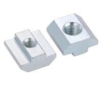 Tuerca en T roscada, Tuercas con ranura, deslizante de 50 piezas for perfil Extrusiones aluminio Muebles serie 20-45(30Series M8)