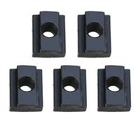 Tuerca en T roscada, Tuercas de ranura, 5 piezas M6/8/10/12/14/16/18/20/22/24/27/30/36 Roscas con ranuras, 45 Acabado óxido acero mesas máquinas herramienta Cabeza martillo(M20 22 * 34 * 33mm)