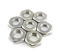 Tuerca hexagonal Baja Acero Inox DIN 439 Métrica Fina (M8x0.75) x5