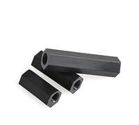 Tuerca hexagonal de acero al carbono, tuerca de acero inoxidable, espaciador hexagonal de nylon Yingjun M3*L, rosca macho/hembra, para placa base PCB, pilar, perno, tornillo, tuerca