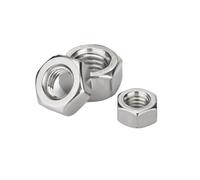 Tuerca hexagonal de acero inoxidable 316 A4, 1/20/50/100 unidades, M2, M2.5, M3, M4, M5, M6, M8, M10, M12, M14, M16, M18, M20, M22, M24(M22-1PCS)