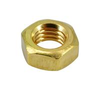 Tuerca hexagonal de cobre y latón macizo, acero inoxidable 304, rosca métrica de perno de M1-M24(Brass,M4 (50pcs))