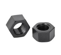 Tuerca hexagonal de nailon blanco y negro M2-M20 con aislamiento de plástico(White,M5-30pcs)