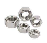 Tuerca hexagonal de rosca izquierda acero inoxidable 304, 1 unidad, 2 unidades, 3, 5, 10, 20(M4(20pcs))
