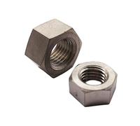 Tuerca hexagonal de titanio, Tuercas hexagonales de titanio grado 2 rosca completa M3 M4 M5 M6 M8 M10 M12 M14 M16 M18 M20 M22 M24 M27 M30 Elementos fijación(M6 1pc)