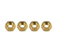 Tuerca hexagonal de titanio, Tuercas hexagonales M5, M6 y M8 for bicicleta, motocicleta coche. Sujetador de titanio en 3 colores(4pcs Gold,M8)