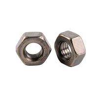 Tuerca hexagonal de titanio, Tuercas M2 .5 M3 M4 M5 M6 M8 M10 M12 Tuerca hexagonal de titanio(M6 10pcs)