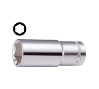 Tuerca hexagonal HANS 1/2 pulgada 18 mm 6 caras largo