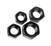 Tuerca hexagonal M1 M1.2 M1.4 M1.6 M2 M2.5 M3 M3.5 M4 M5 M6 M8 M10 M12 M14 M16 M18 M20~M33 Tuercas de acero inoxidable 304/316(304(Black),M16-5pcs)