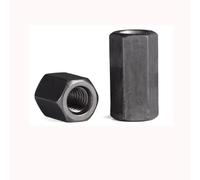 Tuerca hexagonal para varilla larga, Tuercas de acoplamiento hexagonales for varilla roscada M8, varios tamaños, paquete de 10 a 50 unidades(M8x12x20 20pcs)