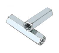 Tuerca hexagonal para varilla larga, Tuercas de acoplamiento hexagonales M8 M8x12x(16-60) mm Paquete múltiple(M8x12x40 10pcs)