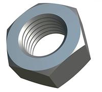 Tuerca M14 (Paquete de 5) Hexagonales Acero Inoxidable De Tuercas De Seguridad De Acero Autobloqueo, Antideslizante para Pernos/Tornillos Estándar Certificado DIN EN 24032 DIN934 (11mm x 22mm)