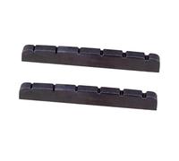 Tuerca Para Guitarra Eléctrica De 6 Cuerdas 2 Uds Tuerca Para Puente De Hueso Pieza De Repuesto Accesorios Para Guitarra tuerca de repuesto para guitarra(Black)