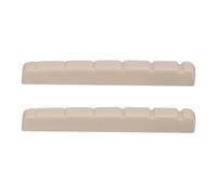 Tuerca Para Guitarra Eléctrica De 6 Cuerdas 2 Uds Tuerca Para Puente De Hueso Pieza De Repuesto Accesorios Para Guitarra(White)