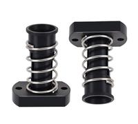 Tuerca para tornillo de avance, Tuerca antirretroceso for husillo de avance T8 2 mm paso, paquete, plástico y latón, varios tamaños(Square Plastic,8mm lead)