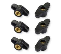 Tuerca Perilla, Perilla de Sujeción, Perillas de Recto, Tuerca Perilla de Mango, M8 Moleteado Pomos, Tuercas de Agarre de Perilla Moleteada, para Equipos Mecánicos, Industria, Equipos Electrónicos