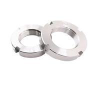 Tuerca ranurada de rosca fina de acero inoxidable, 1 o 2 unidades, M10 a M60(M36 x1.5 1pc)