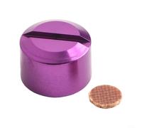 Tuerca recortadora de metal hecha a mano con junta para carrete DAIWA PD106 PR100 Baitcast utilizado en tareas de calibración del sistema de arrastre de carrete (morado)