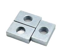 Tuerca Rectangular 5/10/20/50 unidades de tuercas cuadradas M6 M8 M10, rectangulares delgadas, bloque deslizante, accesorio for perfil aluminio(50Pcs,M10x17x40x8)