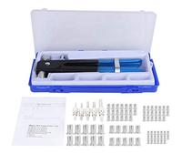 Tuerca Remachable 86pcs Pistola Remachadora con M3, M4, M5, M6, M8 Remachadora Remache Ciego Tuercas Remachadora de Tuercas Manual rto Roscado y Remache para Trabajos de Reparación