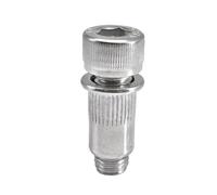 Tuerca remachable de acero inoxidable 304 M3-M10, tuerca roscada, tuerca remachable, kit de pernos Allen hexagonales de acero al carbono negro DIN912 ISO7380 DIN7991(Socket Head(304),M6X20(10pcs))