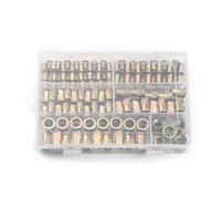 Tuerca remachable de cabeza plana, Juego De 210 Tuercas Remache Cabeza Plana Chapadas En Zinc Acero Al Carbono M4-M12