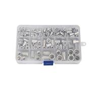 Tuerca remachable de cabeza plana, Juego De Tuercas Remache Cabeza Plana Aleación Aluminio 165 Piezas M3 M4 M5 M6 M8 M10