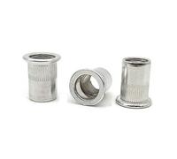 Tuerca remachable de cabeza plana, Surtido De Tuercas Remachables Cabeza Plana Aluminio M3-M10(M10 (20pcs))